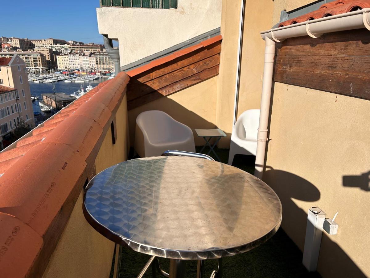 Loft Moderne Vue Vieux Port Terrasse Rooftop Apartment มาร์กเซย ภายนอก รูปภาพ