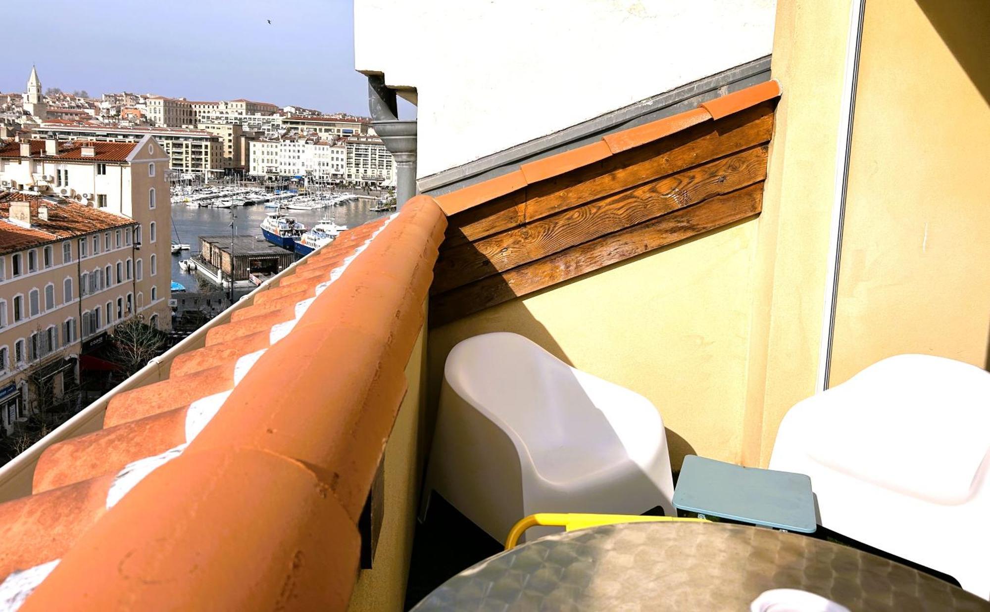 Loft Moderne Vue Vieux Port Terrasse Rooftop Apartment มาร์กเซย ภายนอก รูปภาพ